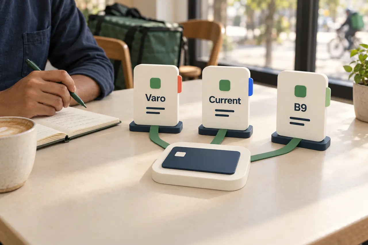 Varo vs Current vs B9: Best Banking App for Gig Workers