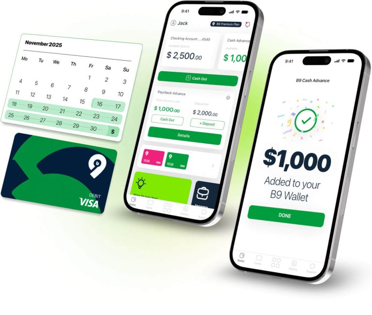 B9 App | Get early access to your paycheck. Full time, part time, SSI, GIG